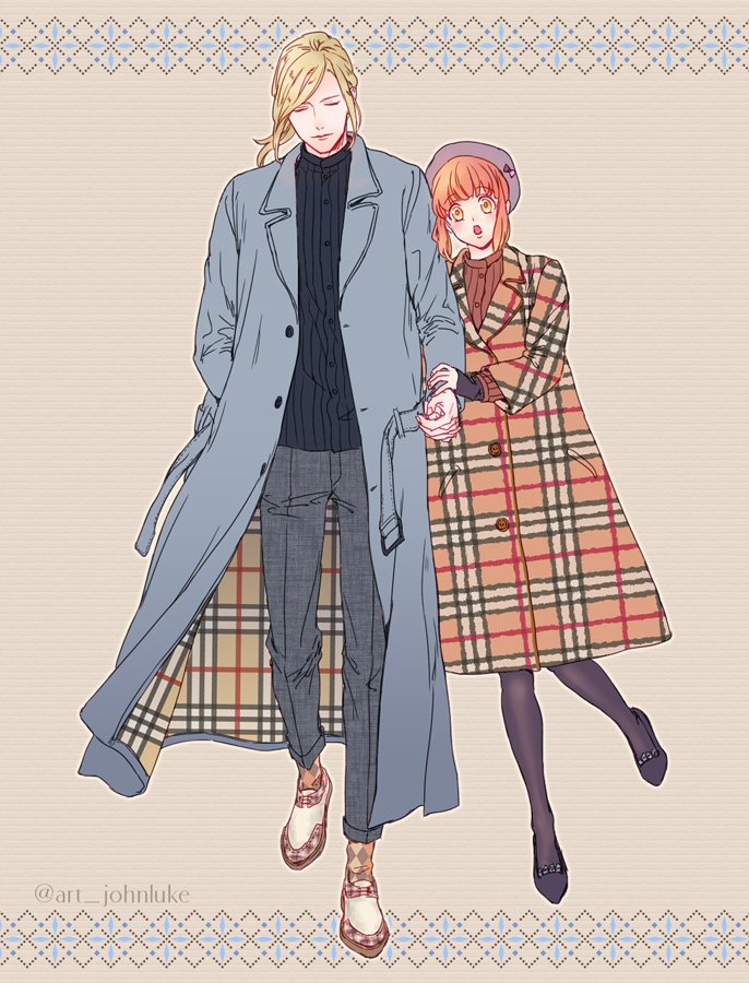 ジョンルーク 秋のブリトラ熱が急上昇したんで おそろコーデした先輩春で発散させてみた 靴とコートほちぃ T Co Yo3c1m5pfy Twitter