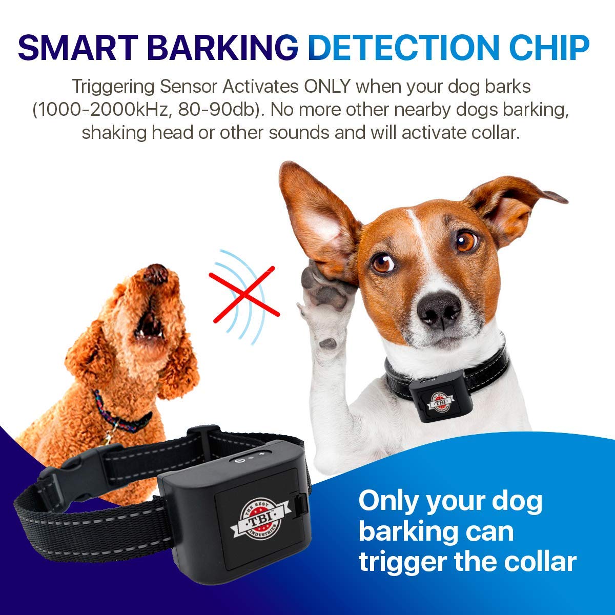 TBI Pro Upgraded Bark Collar - Smart Detection Module - Dual Stop Anti Barking Modes: Beep/Vibration/Shock Small, Medium, Large Dogs Breeds
amzn.to/2JnjrPu
#dogs #pets #petsupplies, #barkcollar