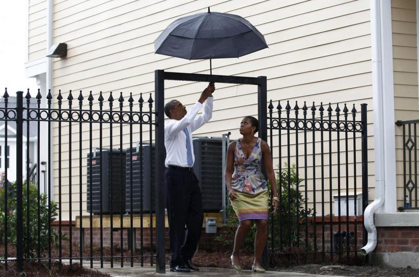 Image result for obama umbrella