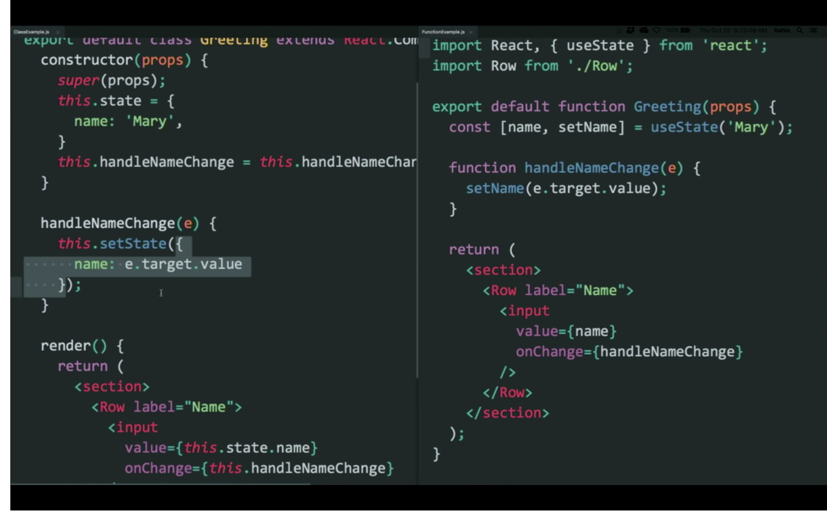 carlosazaustre's tweet image. Con los nuevos 'hooks', #React acaba de matar las classes y si me apuras, hasta Redux.
Mejor performance usando componentes funcionales con la potencia que tenías los de tipo clase (Lifecycle hooks, state,...)
#ReactConf2018