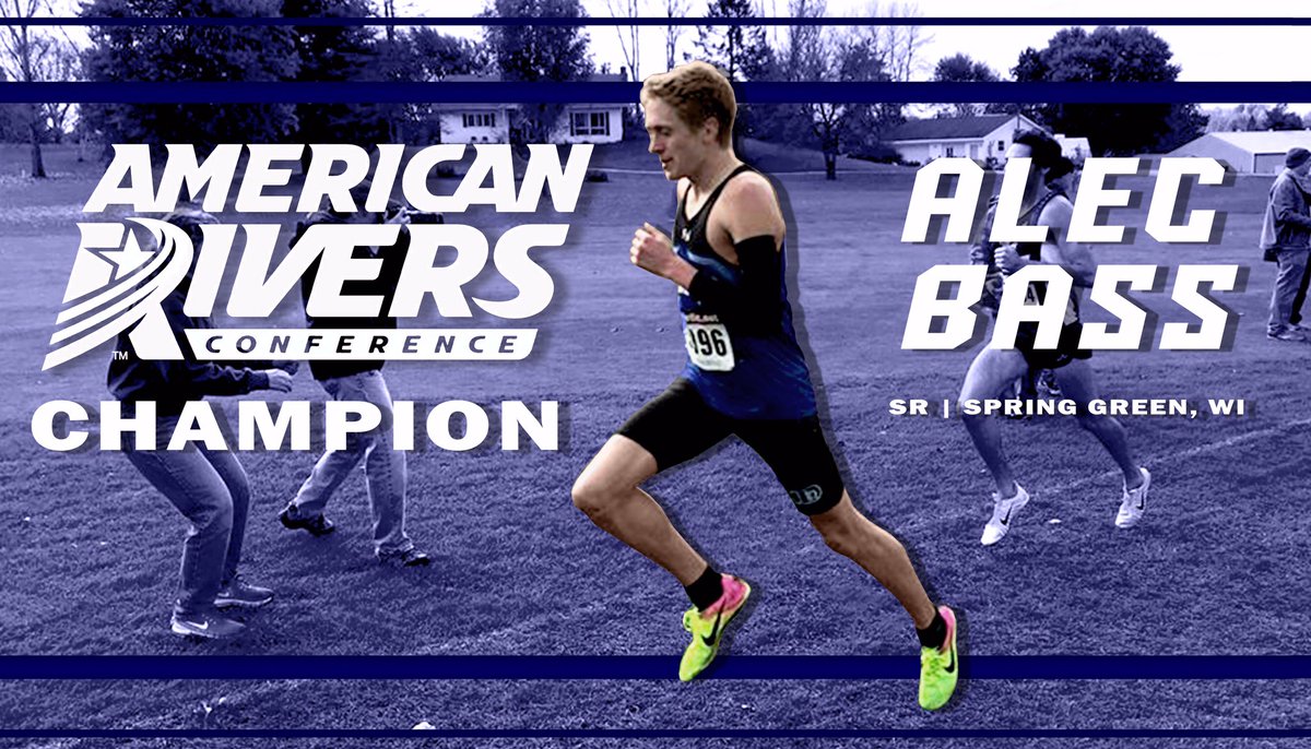 UDTFXC's tweet image. Alec Bass wins inaugural @AmerRiversConf men’s cross country title, UD’s first since 1962. 
dbq.edu/NewsandEvents/…
#RunTheDay