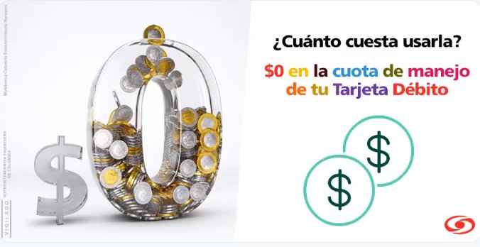 FelipeCordero15's tweet image. Empieza el ahorro #colpatria¡Hoy es un buen día para comenzar a ahorrar! Solicita ya tu #CuentaDeAhorrosCero ¡Cuesta #Cero! 👉 bit.ly/2Jqfee2 #SomosColpatria