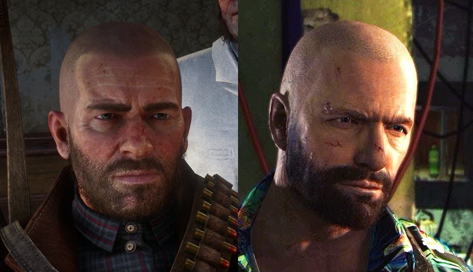 Guilherme on X: E o Arthur Morgan careca que ficou parecido com o Max  Payne  / X