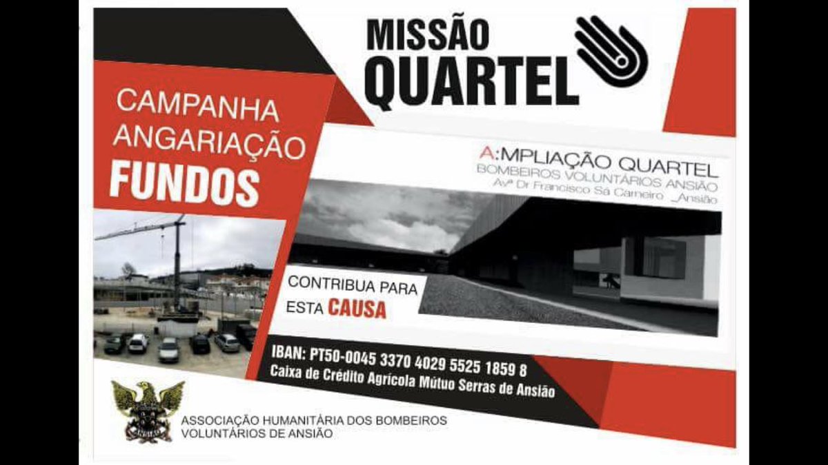 #Fundraising #humanitary #mission Ansião 60 years +300 #volunteers #solidarity #aid #population 24/7