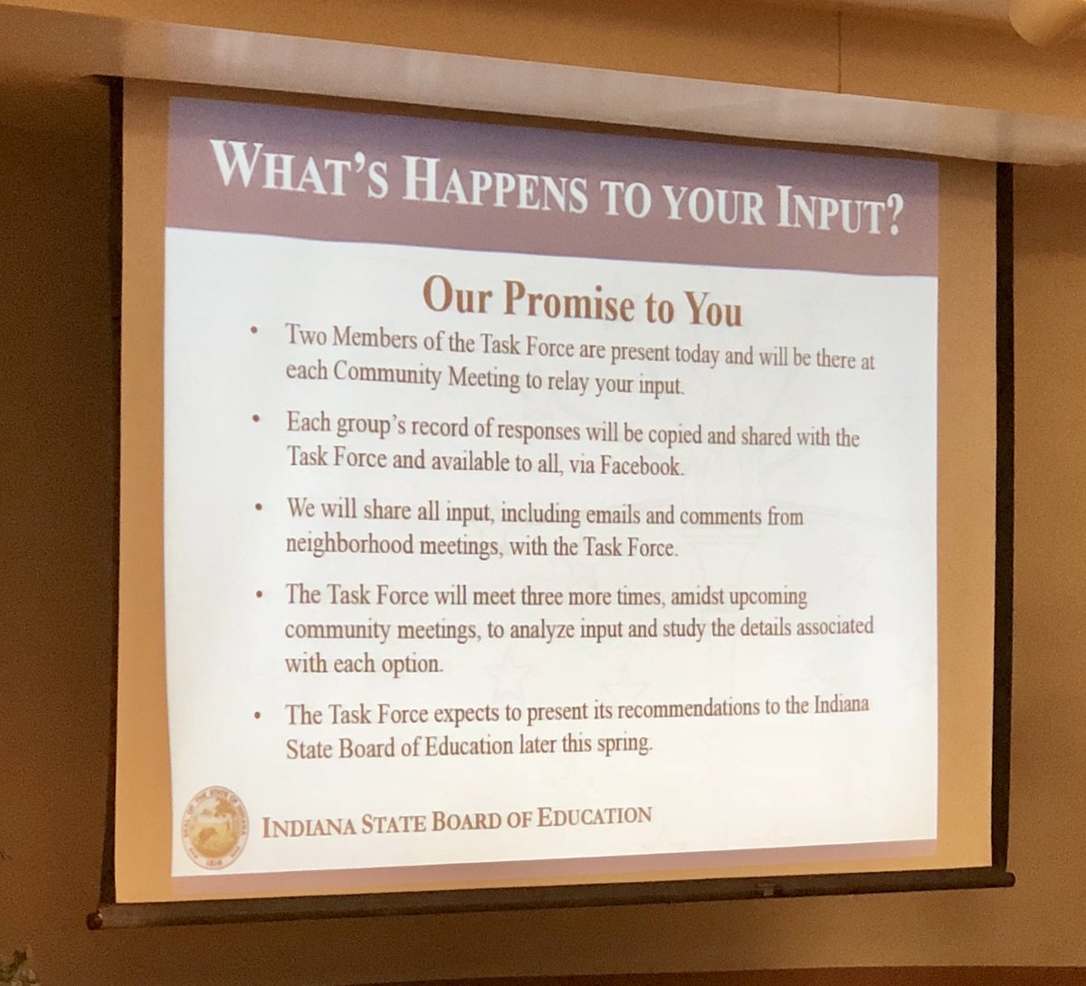 Successful turn out at the first task force community meeting! @ManualHighIndy @K12Leader @schooltaskforce #PositiveStory #NothingButGrowth #ChoiceIsGood #TeamIndy #PositiveFuture