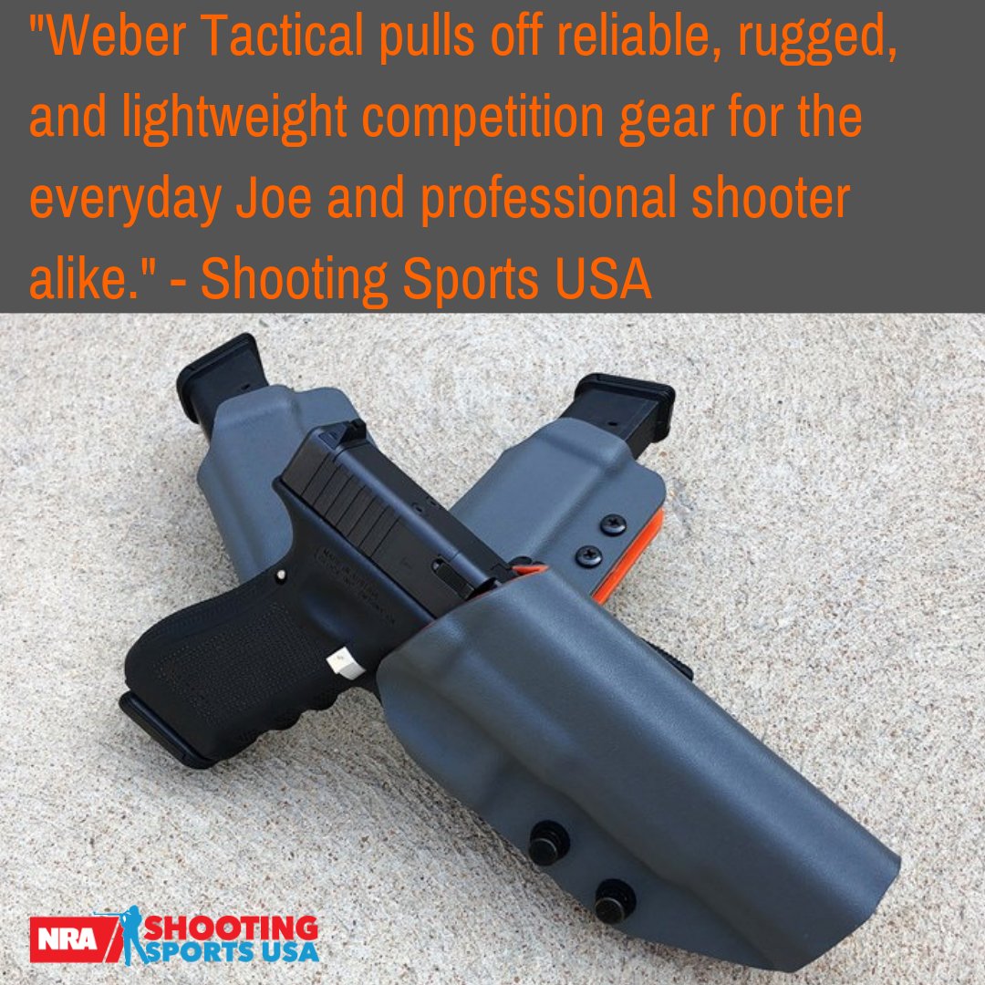 WeberTactical's tweet photo. Check out the full article at Shooting Sport USA!
#webertactical #forthegame #holster #kydexholster #uspsa #idpa #ipsc #pewpew #pewpewlife #holster #holsters #holsterlife #holstermaker #holstersofinstagram #holsterporn #holstermakers #9x19 #9x19mm #9x19parabellum #40sw #45acp https://t.co/sNg168Edxx