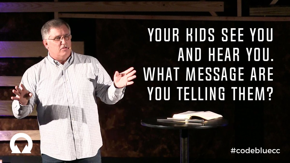 collide_church's tweet image. Your kids see you and hear you. What message are you telling them? (Mark Smith) #codebluecc