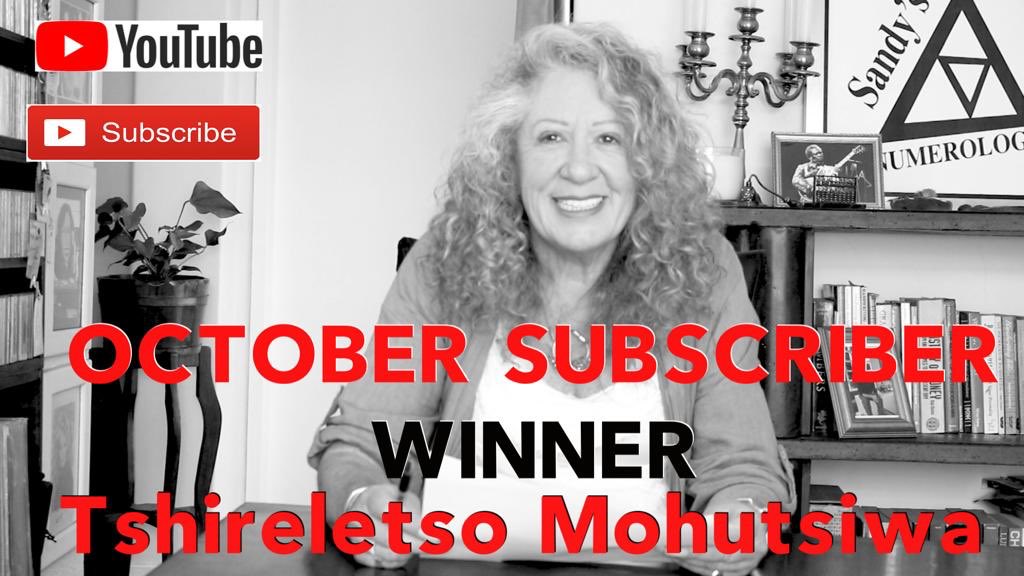 SandyNumerology's tweet photo. ⁦@SandyNumerology⁩ winner of October competition - a free appointment https://t.co/swVDuibv0w