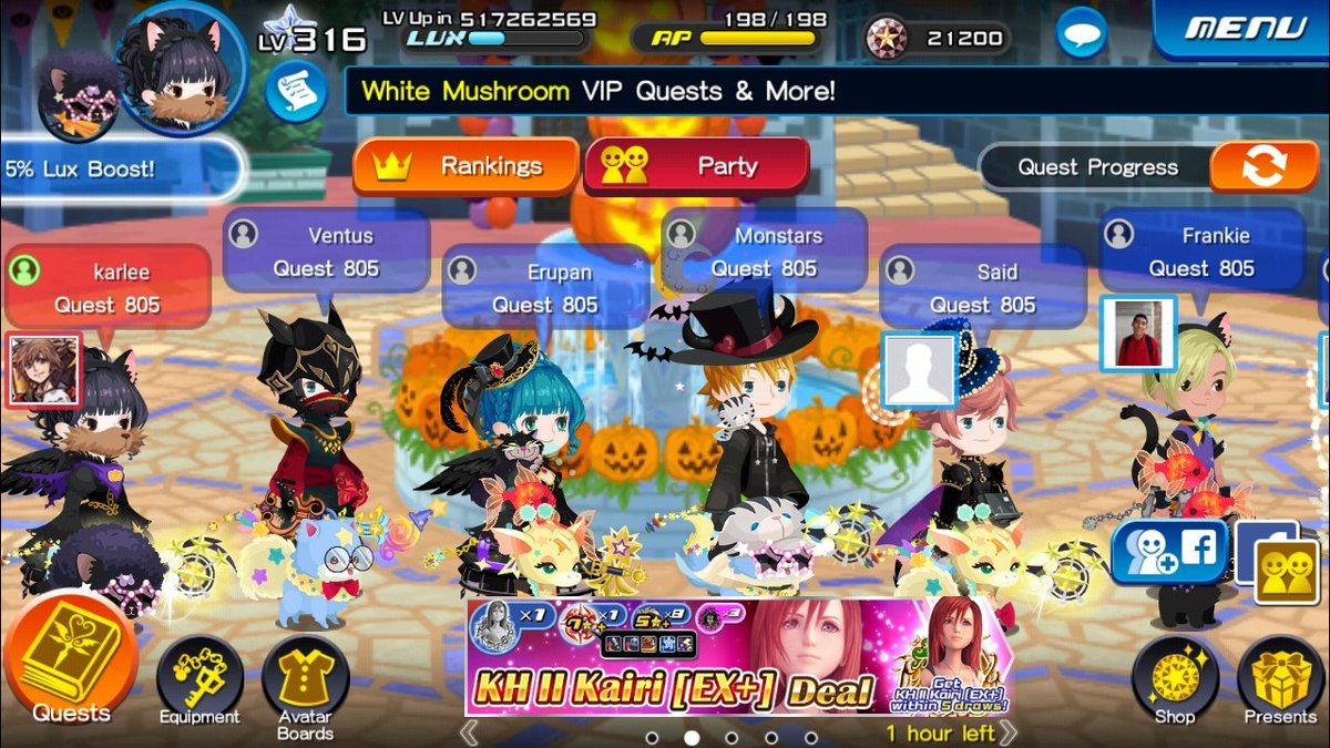 kespi_'s tweet image. spoopy time :3c (U: Vulpes, P: GuardiansOfLight) @kh_ux_na 
#KHUX #SpookyContest