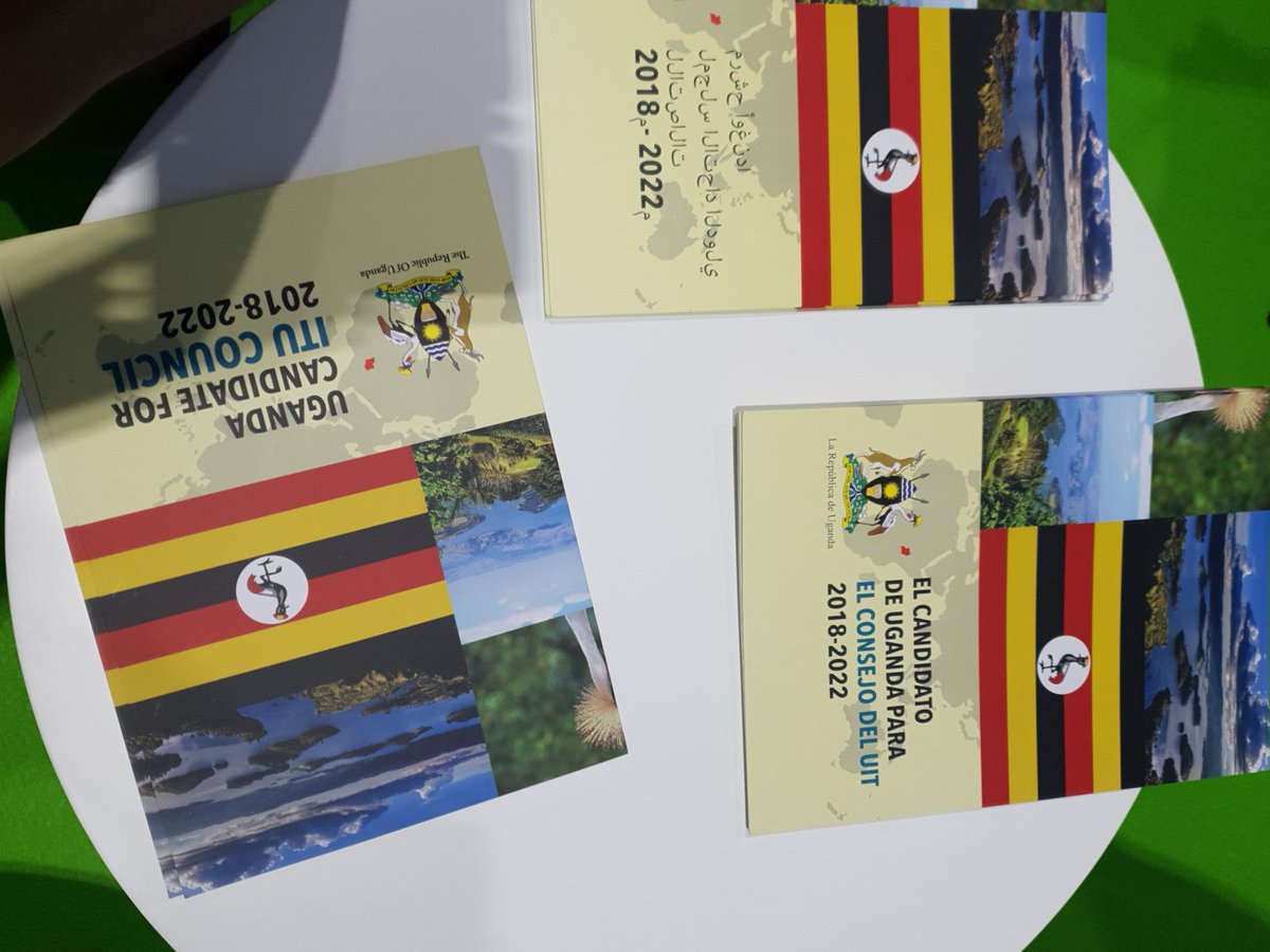 UgandaITU's tweet photo. Day 2: Campaign still going on for 🇺🇬 to attain a seat on the @ITU Council and Radio Regulations Board (#RRB) for #SimonBugaba #ITUPP2018
@FrankTumwebazek @Tybisa @UCC_ED @MoICT_Ug @UCC_Official https://t.co/scUetuPOBf