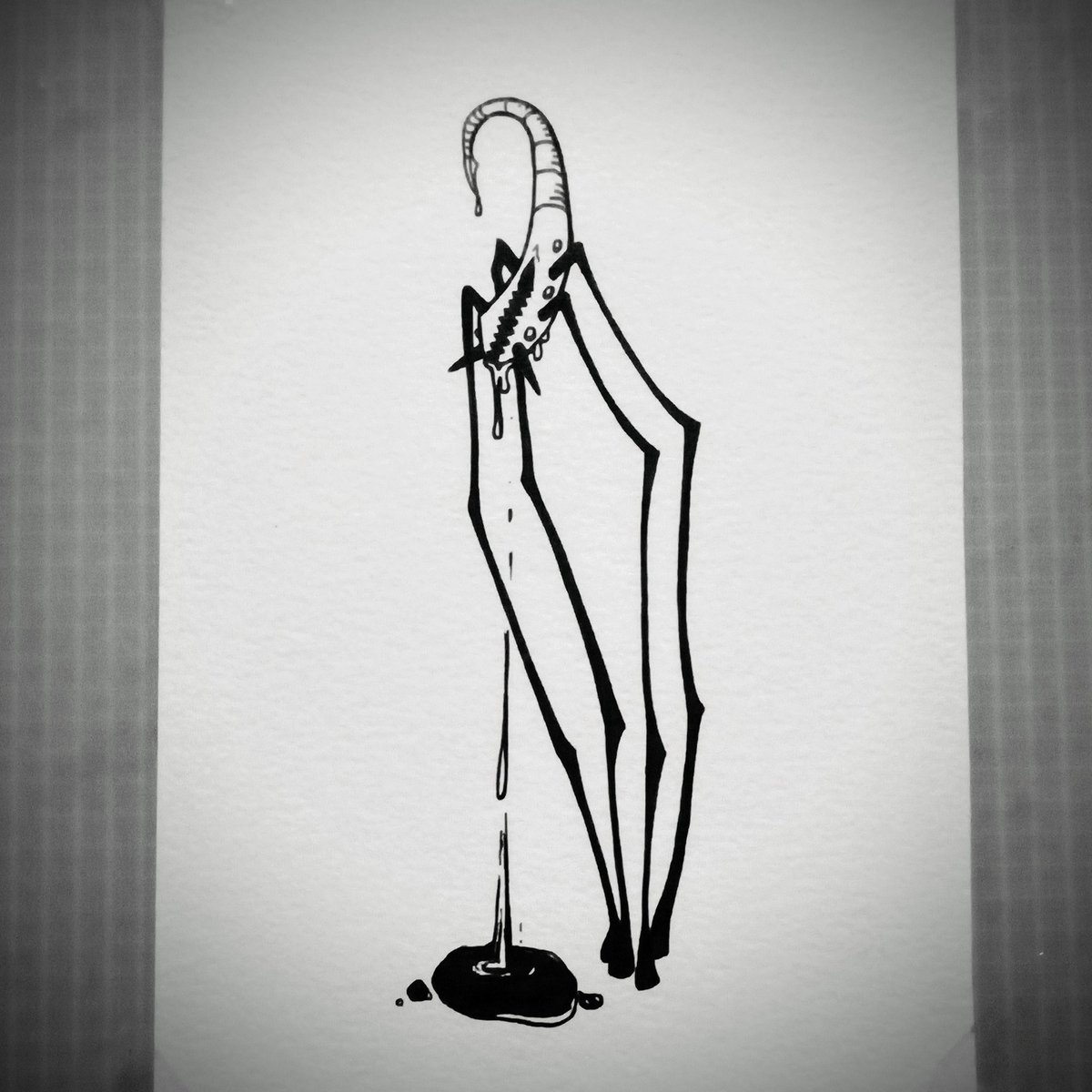 0megaAl's tweet image. Pokeone #uncomfortablemonsters #buggingout #inktober #inktober2018 #monsters #creepy #weird