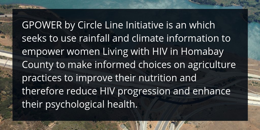 GPOWER, a #TekelezaPrize finalist, is an initiative that is using climate information to empower women Living with HIV in Homabay County to make informed choices on agriculture practices to improve their nutrition &amp; overall health &amp; well-being. Learn more-bit.ly/2OV3WjM