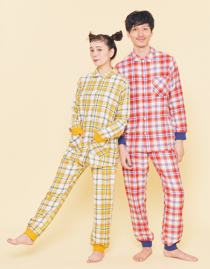 ウンナナクール 今日は リラクゼーションの日 今夜は早くおうちに帰って ウンナナクールのパジャマ でゆっくり過ごしてみるのはいかが 楽しいチェック柄のペアパジャマがおすすめです メンズパジャマはweb限定 T Co Mt7rkwtpai