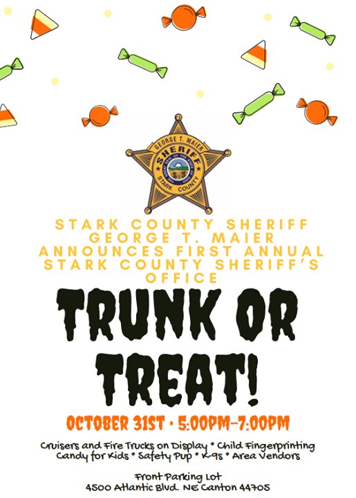 Stark Sheriff on Twitter "Our first ever Trunk or Treat is this