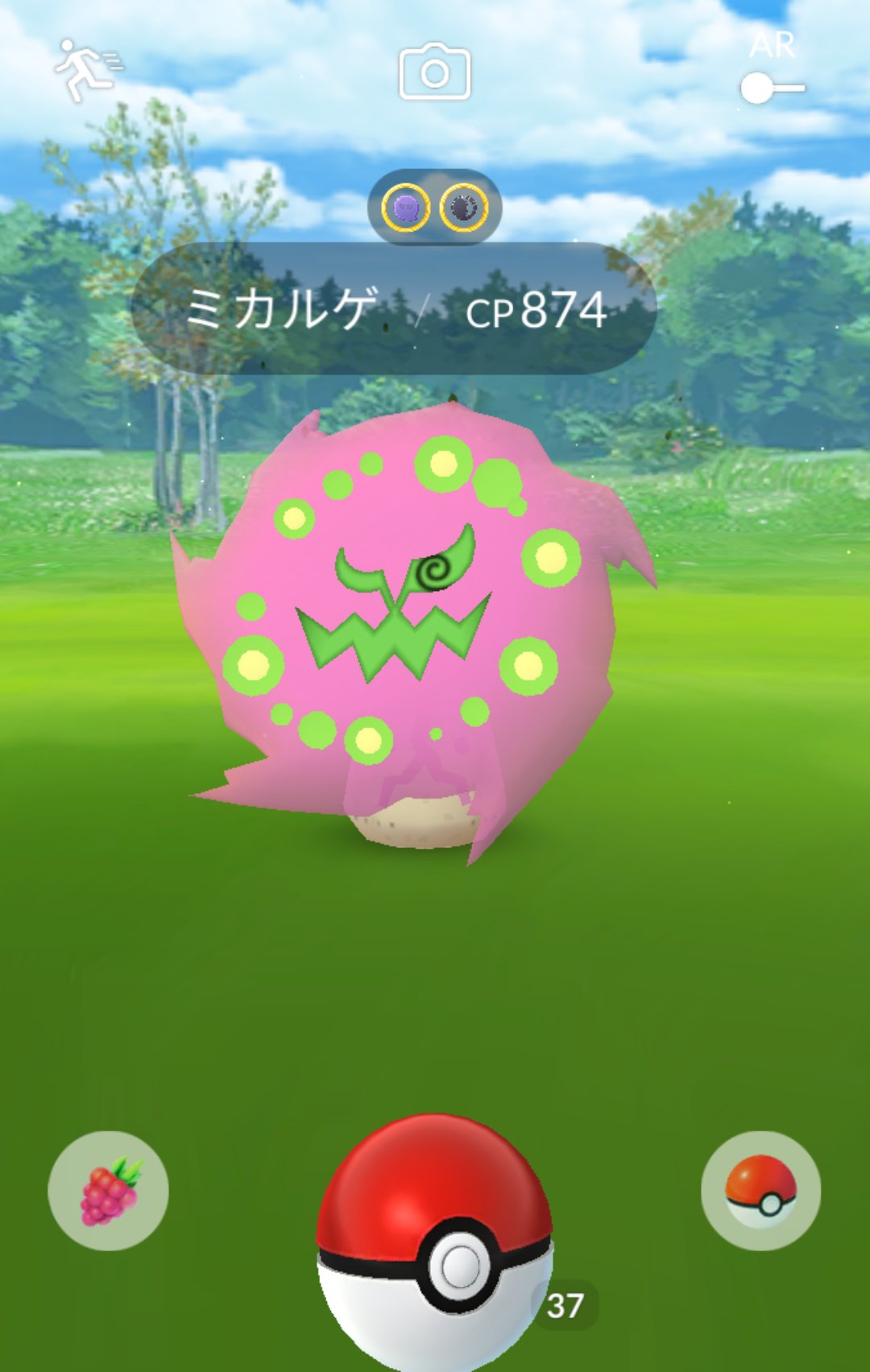 Twitter 上的 Pokemon Go Japan ふういんポケモンとして知られる ミカルゲ は 108個の魂が集まって生まれたポケモンです Pokemon Go ハロウィン の スペシャルリサーチ を11月1日 木 までに受け取り タスクを完了することでミカルゲに出会えます さぁ
