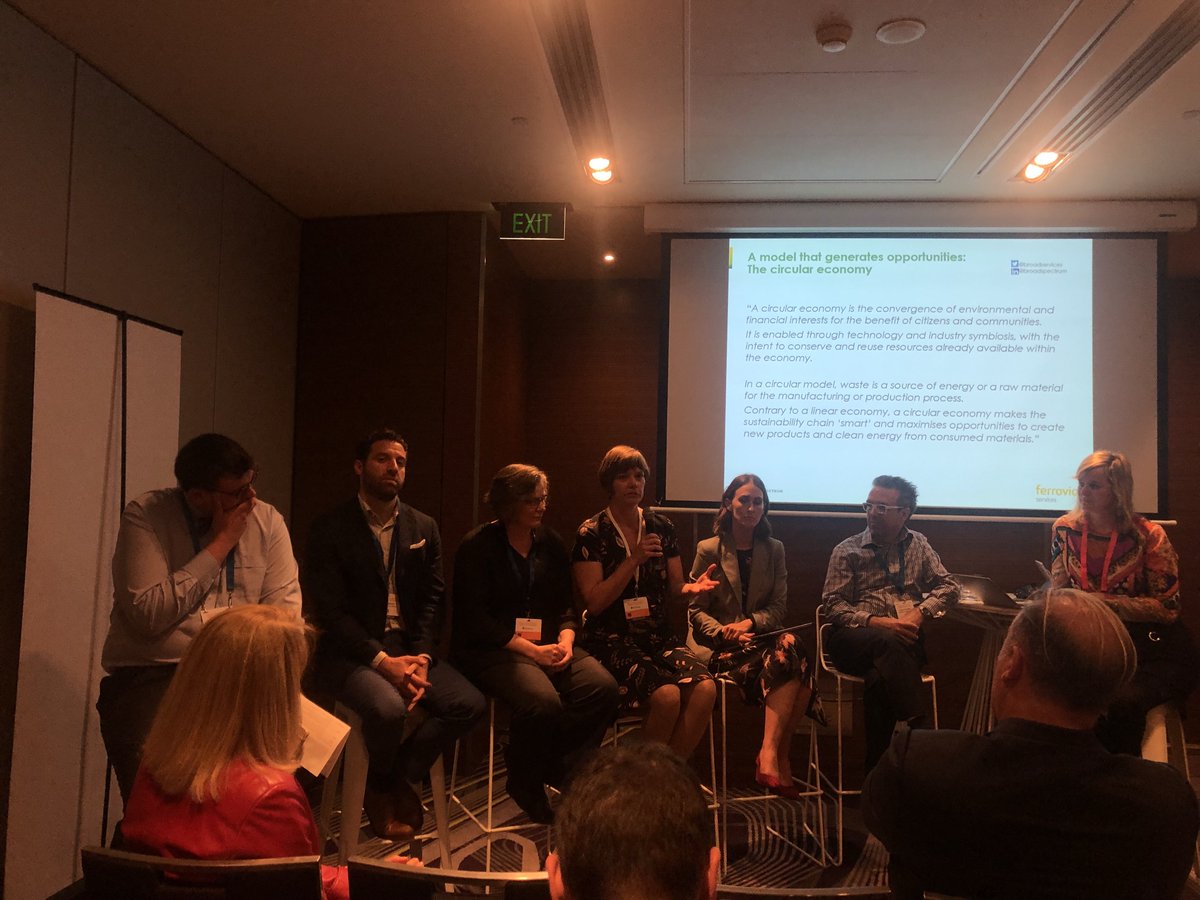 TUANZCEO's tweet image. Very interesting conversation on “circular economy “ - a new concept for me.  And great to see Sean Audain from Wellington sharing from an Aotearoa New Zealand unique persective (incl being excited that we don’t have state government to deal with). #SCWAus
