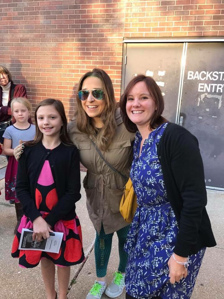 mrs_pauley's tweet photo. With A Very #Wicked Halloween coming on tonight....it makes me reminisce about that time Claire and I got to meet @JessicaVosk in Peoria.  It was the BEST day!  #wicked15 https://t.co/V8HsWXdhNQ