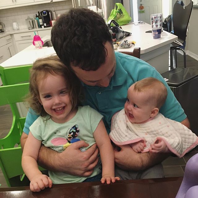 They love their daddy. I’m thankful he’s a super hands on and incredibly involved daddy. I’m 100% certain I couldn’t do this without him; parenting is hard.