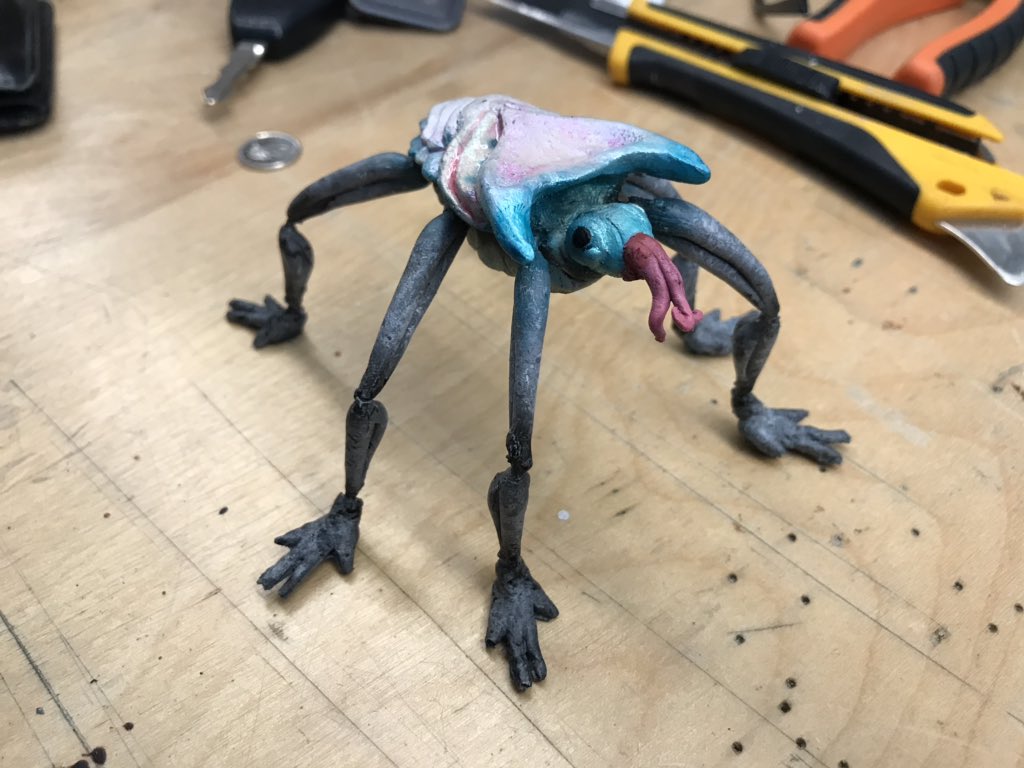 MonkeyLairLabs's tweet image. The Bugs.  Most of what you saw on screen were CGI.  But we had ‘real bugs’ for the actors to interact with. They were built by our fantastic prosthetics people.  The finished product.  @CBCMurdoch #mmxii. #buglife. @lachmeup