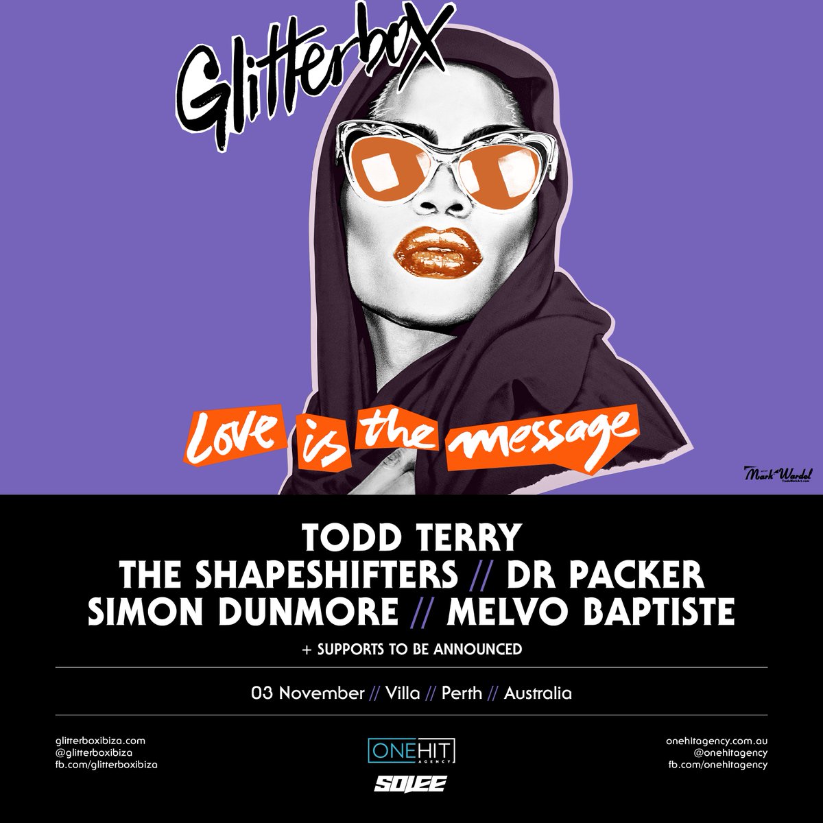 Glitterbox's tweet photo. 3 days to go #Australia #Tour 🇦🇺

@djtoddterry // @UKShapeshifters // Dr Packer // @MelvoBaptiste // @SimonDunmore 🕺🏽

https://t.co/mJeJuWFiER https://t.co/oHaQI2fAoY