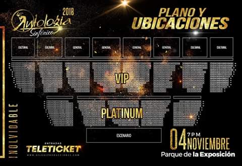 GilgalProduc's tweet photo. #AntologíaSinfónico2018 
Este 4 de Noviembre 7:00 pm en el Parque de la Exposición . Imperdible!! https://t.co/Xc3I93Aw0X