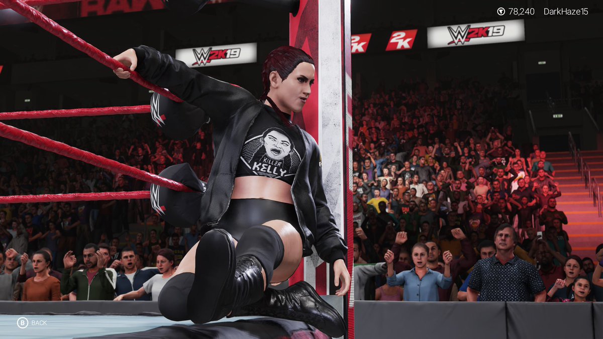 DarkHazeGaming's tweet photo. Killer Kelly (@Kelly_WP) has been upload to #XBox CC! 🤨
Search tags #DarkHaze15, Killer Kelly, and #MYC @WWEgames @WWE2Kdev https://t.co/ip6WUyAFy8