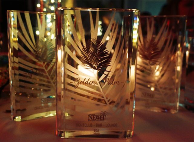 EoAgroup's tweet photo. Celebrating our big win at the Golden Palm Awards. We were honored with three awards: Best Design in Cruise, Bar and Outdoor Space. Thanks to @NEWHinc for their continued commitment to design excellence. #hospitalitydesign https://t.co/rM1TyEkMfL