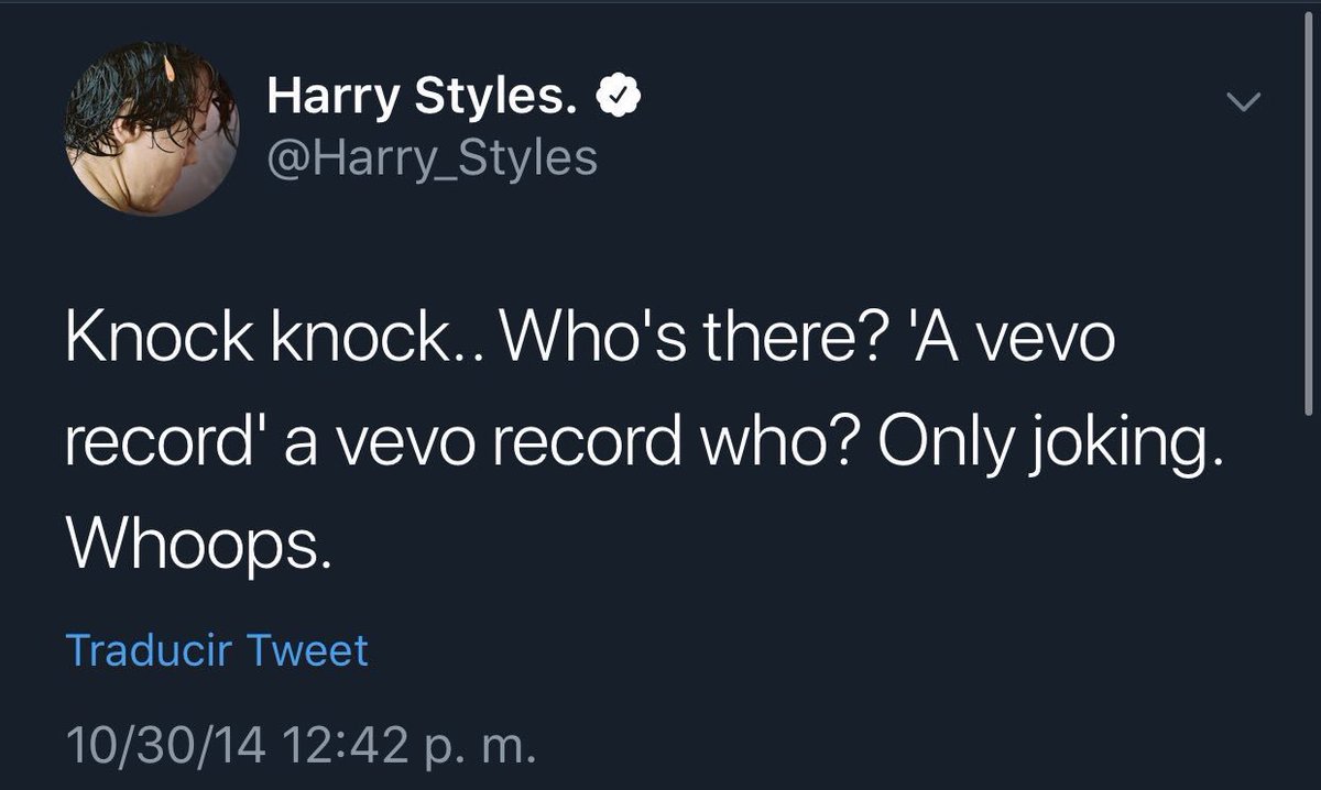 Iouistilltheone's tweet photo. Se acuerdan cuando queríamos romper el récord vevo pero no pudimos y Harry se reía de nosotres ESTO ES PARA VOS, MIRA DE QUIEN TE BURLASTE HARRY STYLESSSS
#WMYBTo1Billion https://t.co/VklgGPFPkD