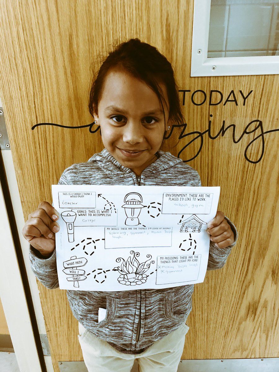 This Rattler made my day, she wants to be a Counselor when she grows up!  #shooktranscends #careerawareness