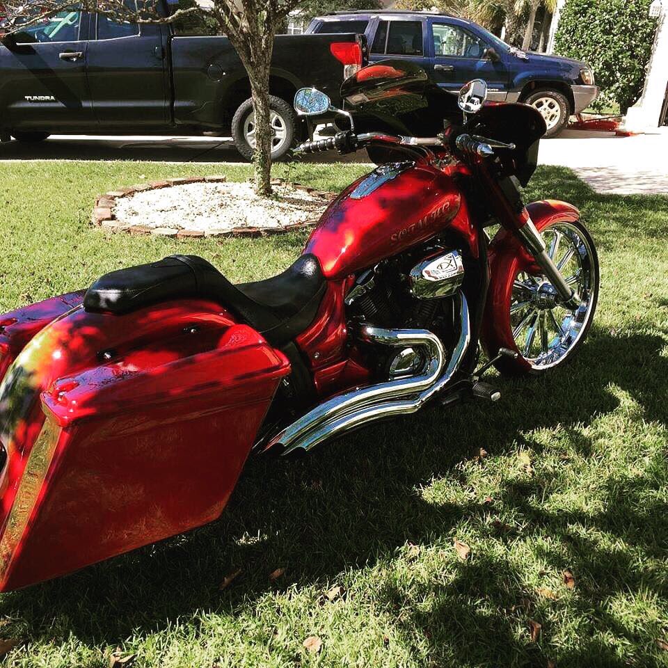 SS Custom Cycle on X: "Our customer Rodney's recently completed Yamaha  Stryker Bagger conversion. This bike came out fantastic, we wish him years  of enjoyment with it!! #yamaha #yamahastryker #starmotorcycles #yamahastar  #yamahastarstryker #