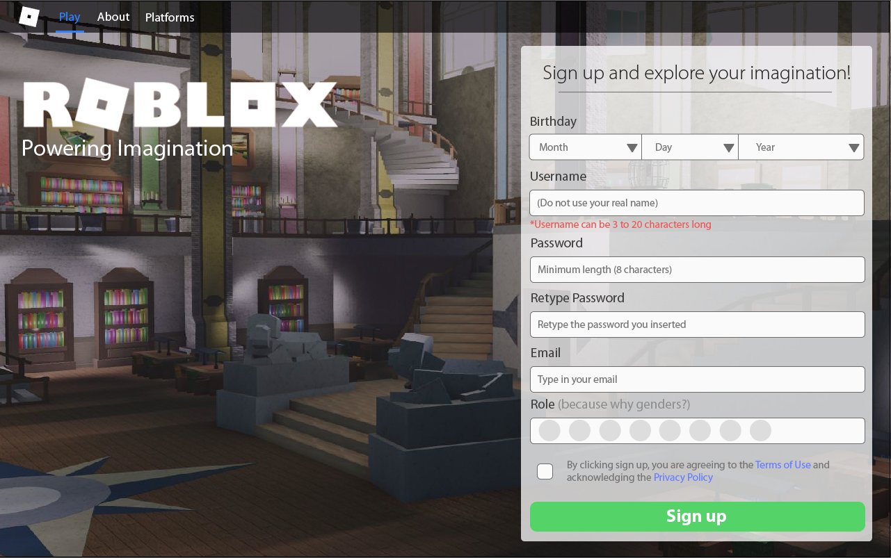 how to create Roblox account  Create sign, Roblox, Birthday month