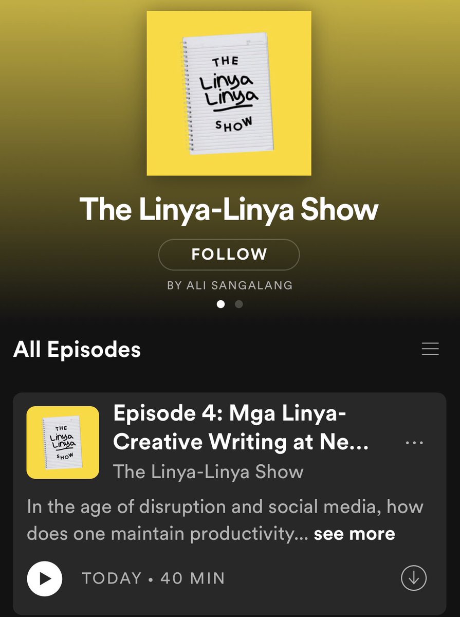 Episode 4 of the #TheLinyaLinyaShow is out!