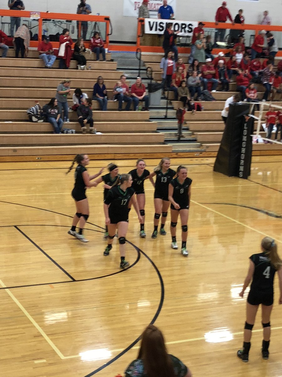 HCPublicSchools's tweet photo. @MaywoodSchool MHC defeats Wauneta-Palisade in a 5 set thriller tonight, 3-2.  They move on to the district final on Saturday.  The opponent and location will be announced later this week.  Congratulations Lady Wolves and coaches.  #wolfpack @MaywoodSchool #mhcpride https://t.co/FiXqtNzpCz