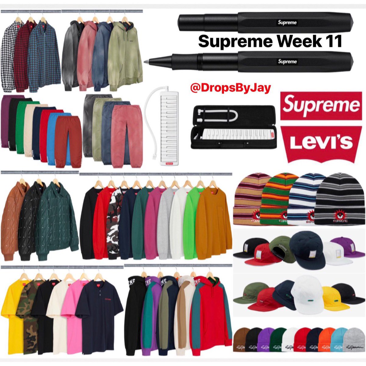 supreme levis collab