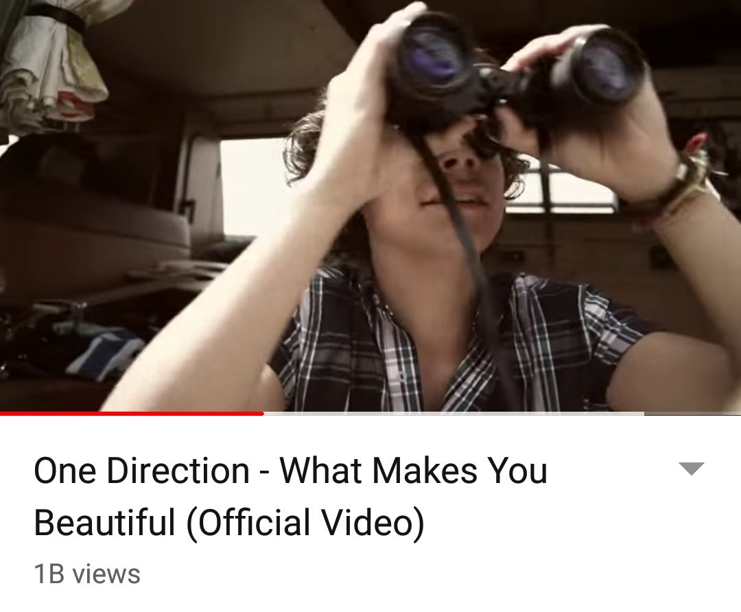 thankyou for 1B for what makes you beautiful video. You're absolutely amazing #WMYBTo1Billion #WMYBTo1Billion