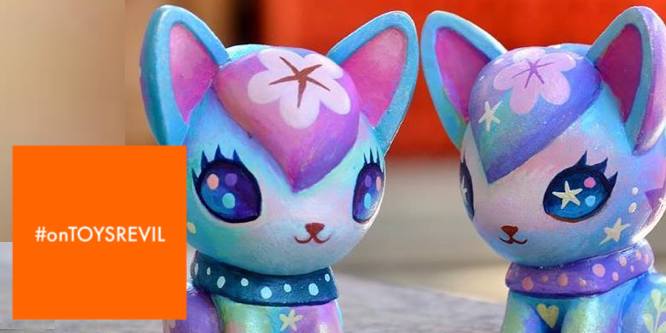 toysrevil's tweet photo. UPDATED #onTOYSREVIL: https://t.co/3wSehVRsyT Fully painted #Foxpups by @smallandround #JeremiahKetner revealed & to be avail. at #DesignerCon2018! https://t.co/Rd6Na7Mz90