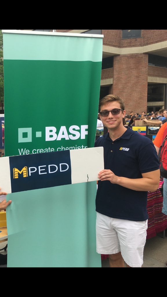 MPEDDUMICH's tweet photo. For #MeetTheTeamMonday we have our Distillation Column lead Jason Fanning! Outside of MPEDD he is also a member of AICHE and works in an environment biotechnical laboratory! https://t.co/zBnA0FMSj3