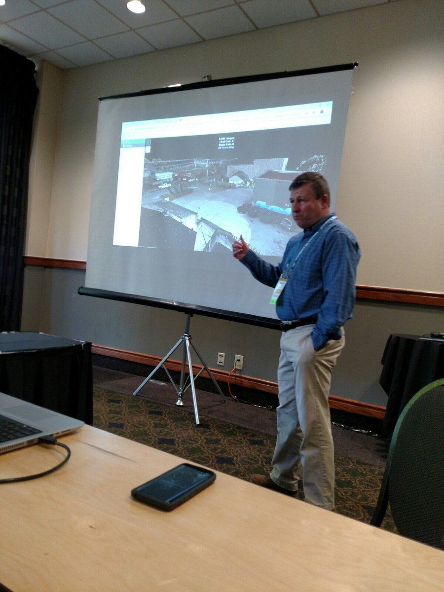 Mapping_Guy's tweet photo. Had another great KAMP GIS Conference in Bowling Green.  Thanks to KAMP and the conference committee!
#Trimble #LTI #GIS #GPSGNSS #GeoSLAM #indoormapping #3dpointcloud #CDP #LIDAR #KAMP #KYGIS https://t.co/CxESU5Fu6S