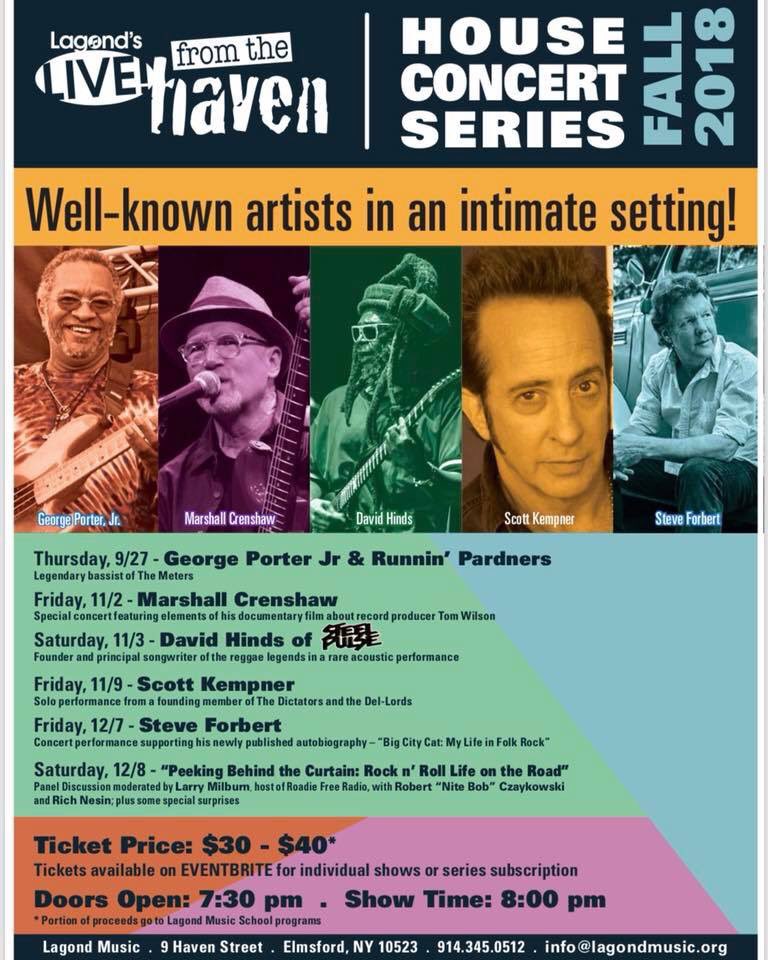 Have you gotten your tickets yet? I’m looking forward to this!..
It’s kind of a mixed-media thing, covering a super-interesting Music History topic, plus some of my own tunes, lots of Q and A.. Hope to see you there on November 2nd. #lagendslive #fromthehaven #houseconcert