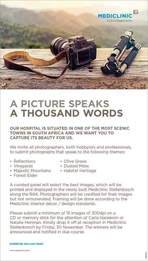 PlanetPhotosZA's tweet photo. Piss off @Mediclinic, you want free photos from us photographers, will you give us free medical care? Not a damn! We pay good money for our expensive equipment, travel expenses, time and skills. And you want it for free? How much money do you tossers make every year? More than me https://t.co/IkI9TazsTm