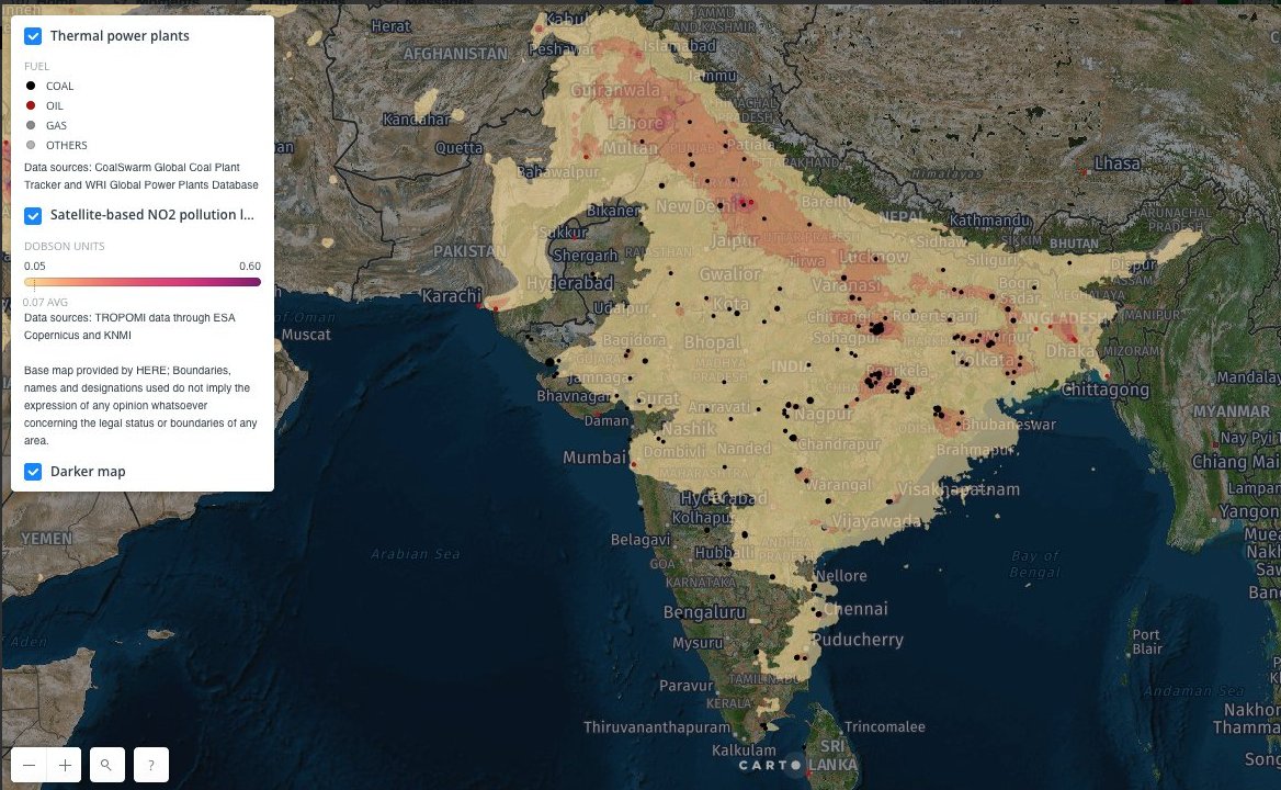 Clear correlation found between #AirPollution &amp; coal power plants.  3 of the world's largest NOx emission hotspots in India👉 Delhi-NCR, Sonbhadra in UP, Singrauli in MP &amp; Talcher-Angul in Odisha.
bit.ly/2AA5v27
<a href="/greenpeaceindia/">Greenpeace India</a> <a href="/laurimyllyvirta/">Lauri Myllyvirta</a>