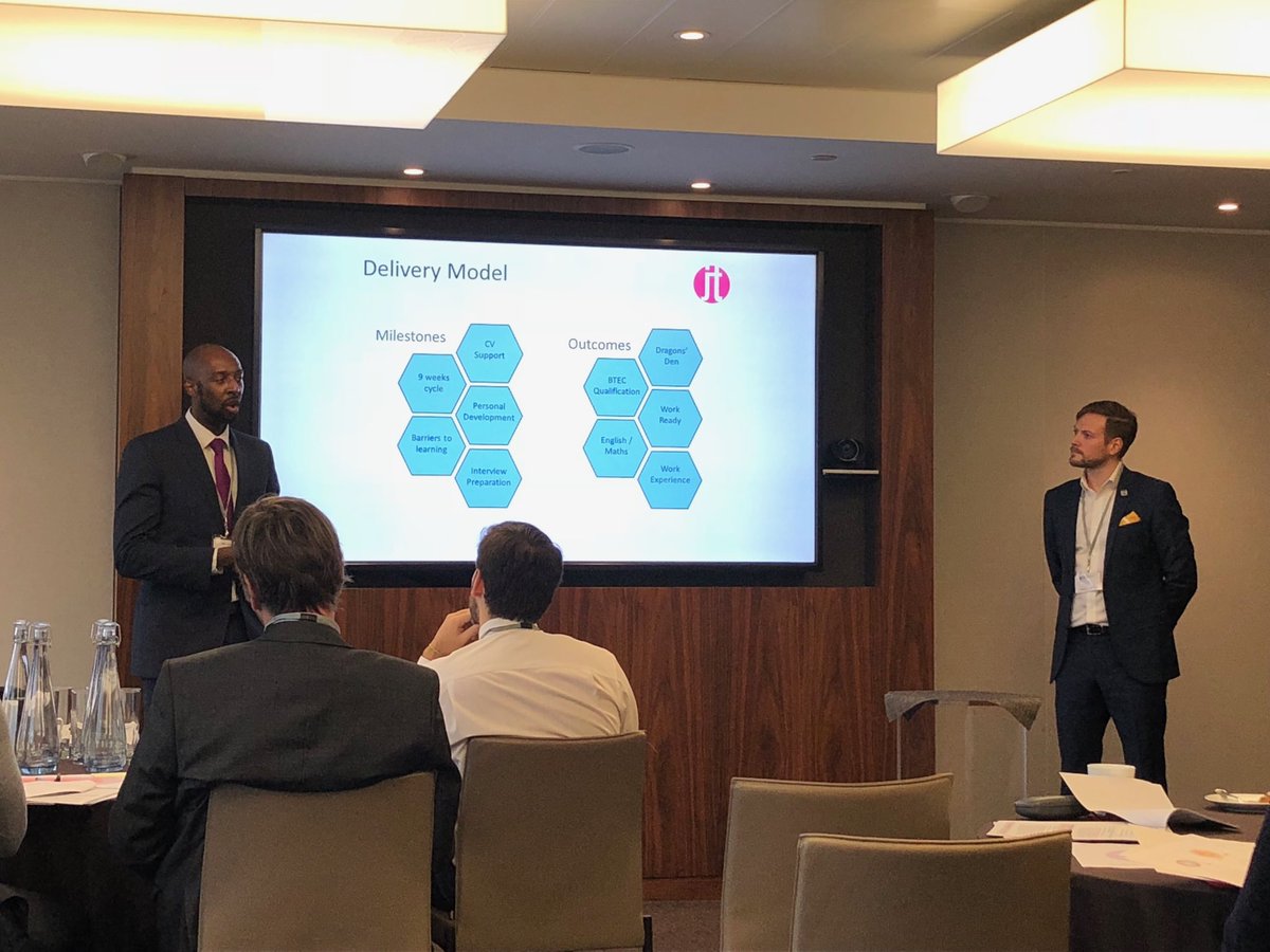 NicolaJAylward's tweet image. @JobwiseTraining talking about range of ways they engage employers #LWpreapprenticeships - Dragons’ Den enables young people to develop ideas, communication &amp;amp; teamwork skills, and directly engage with employers. Then go on to a period of work experience.