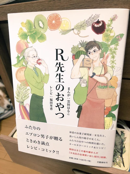 【告知】本日10/30「R先生のおやつ(文藝春秋刊)」発売です。福田里香さんのレシピを元にマンガを描きました。オールカラーのかわゆい本です📗よろしくお願いいたします🌿🍊🥝🐣🥕🍎🍑🍋

https://t.co/eRIG7yyrjp 