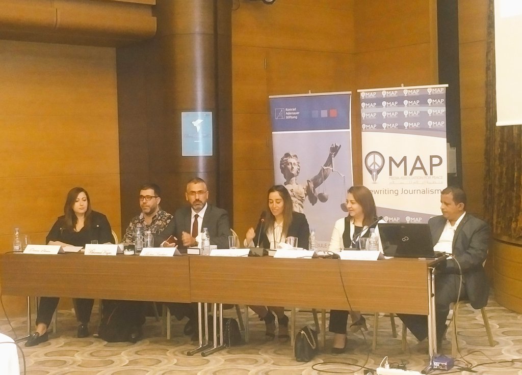 paolarebeiz's tweet photo. 2nd Panel #MPHR18 #EJournalism #DigitalRights #AccessToInformation @SMEX @monajem @Dianaskaini #FathiBenLazraq @RawanDamen masterfully moderated by @yumnafawaz https://t.co/cBsrGL5Der