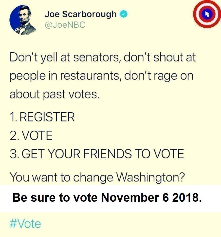 tinkRbatt's tweet image. #BombStuff

#TheyGoLowWeGoVote 

#IgnorePollsJustVoteDem

#ItsNotAboutHopeItsAboutVOTE

#PressEnemyOfThePeople

#NoProofMiddleEasternersInCaravan

#CongressNotInSessionSoNoTaxCutByNov1

7 days and counting ... #VoteDem