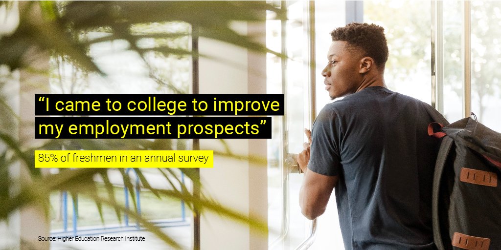 More proof that learners expect to learn job skills. Question is, are they? ow.ly/mU1u50jvtMn