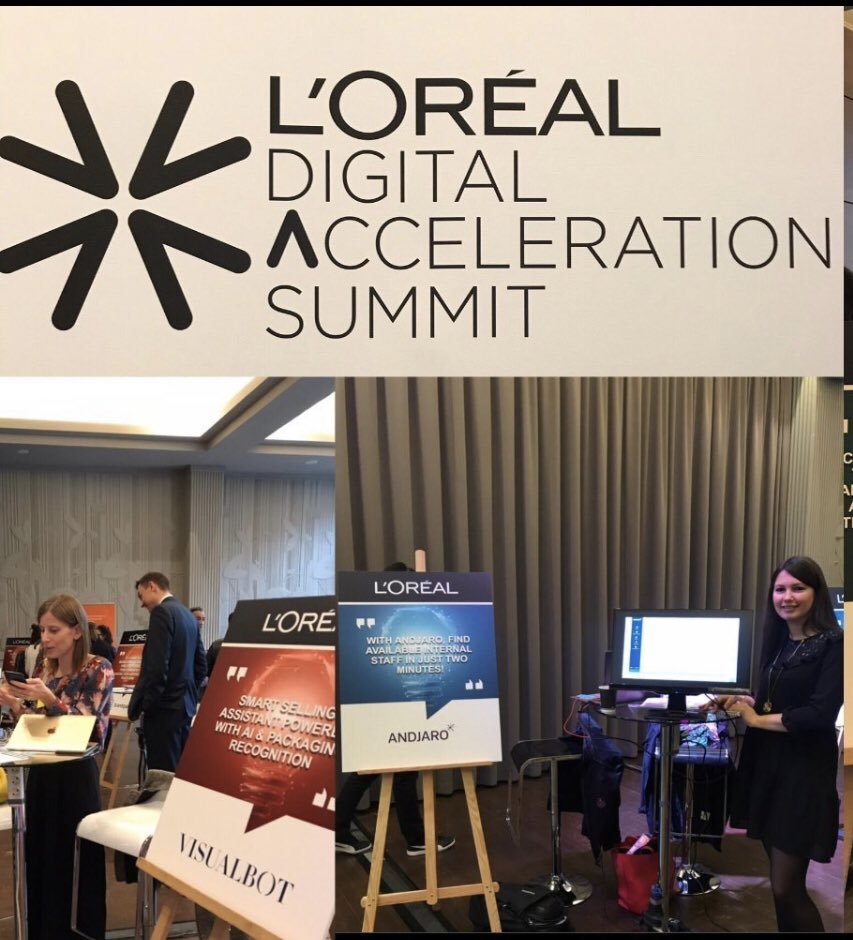 Tatianajama's tweet image. Thanks @Loreal for the showcase 💥🤖💄 #ia #beauty cc @VisualBot_ @Lararouyres