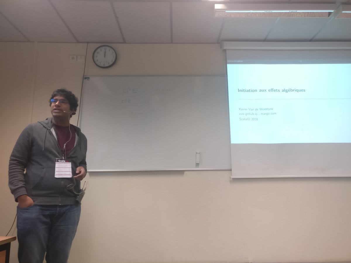 guizmaii's tweet image. &quot;Initiation to Algebraic Effects&quot; by @vdwxv 

#ScalaIO2018