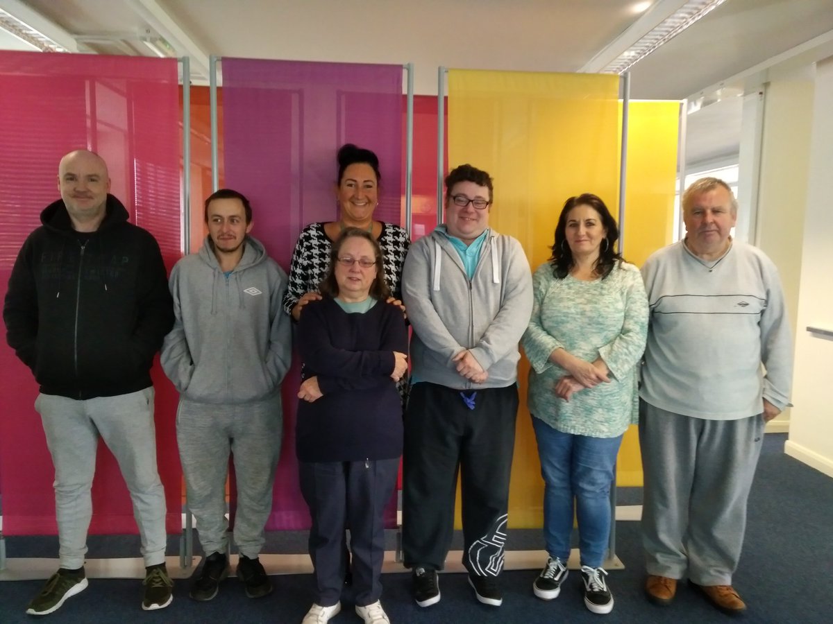 anitajhoughton's tweet image. Some of our lovely work club learners with our fabulous tutor Caroline in Skelmersdale JCP,  well done for securing a position with Royal Mail.  @nicolahall332 @LancsLearning