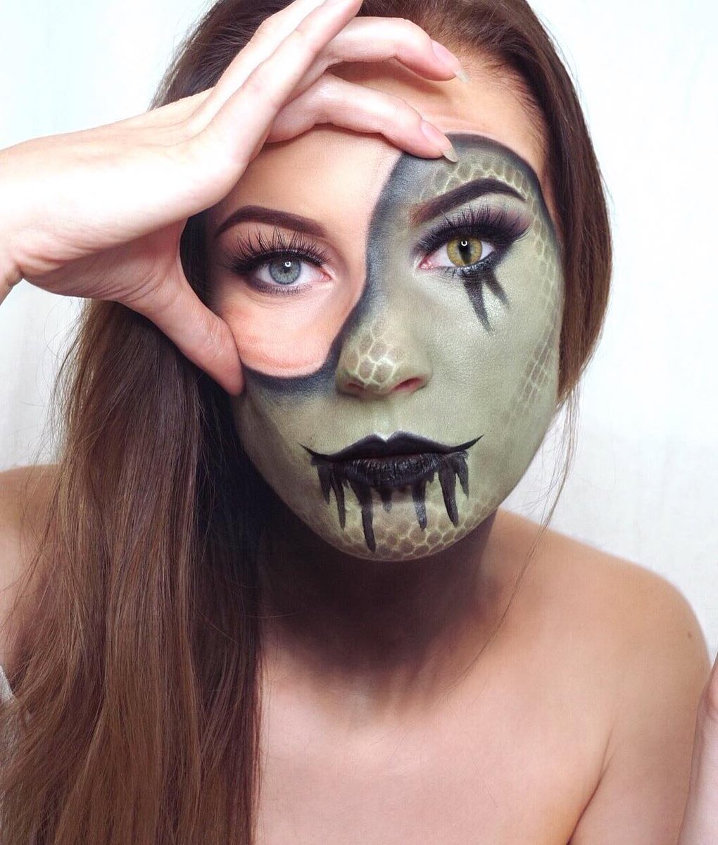 Fablooxapp's tweet photo. Last minute halloween makeup ideas!
PC：@trydalbeauty @jacquesclaudesader https://t.co/4fu14T85f3